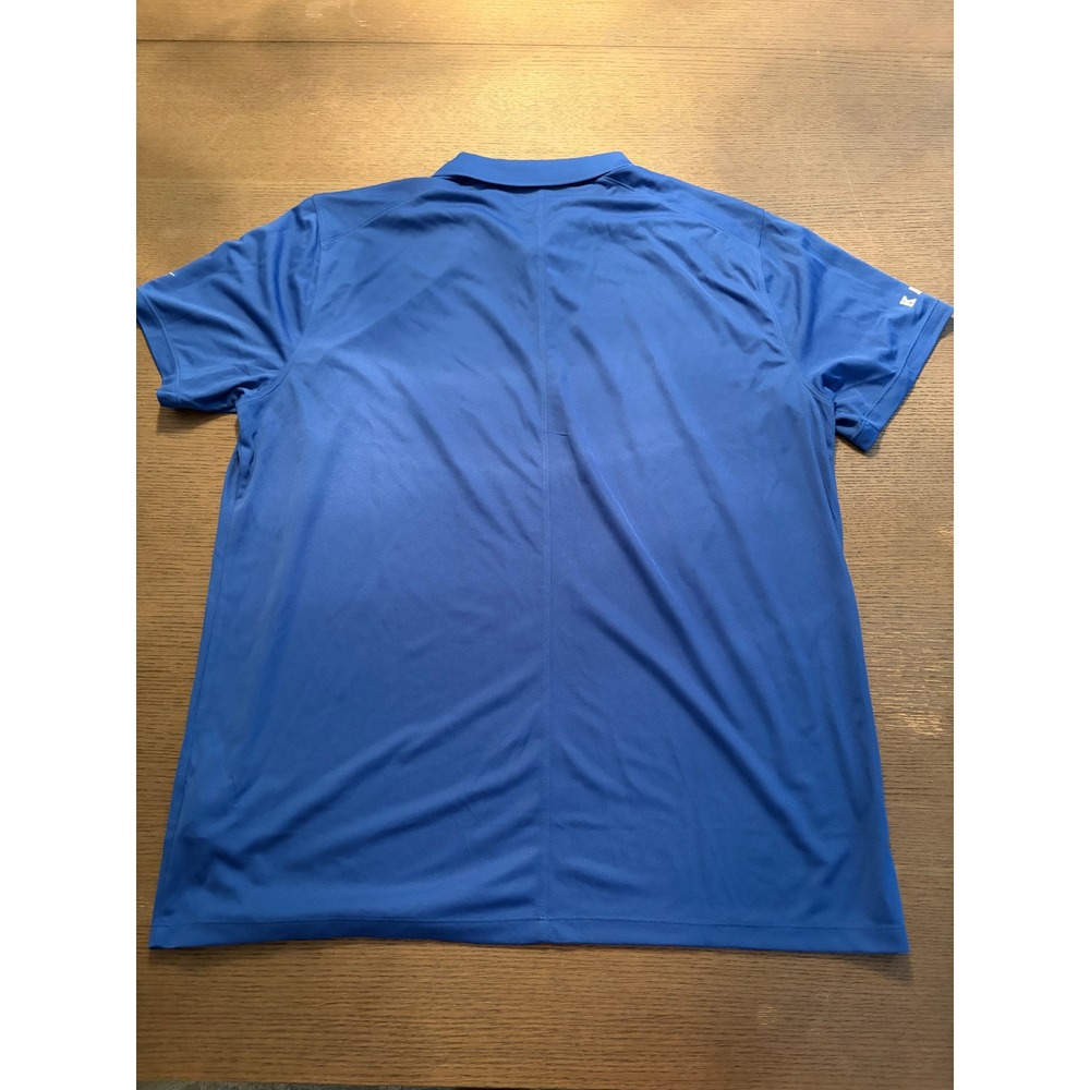 Nike Dri-FIT Mens XL Royal Blue K Academy Short Sleeve Golf Polo DH0824-480 - Picture 4 of 9
